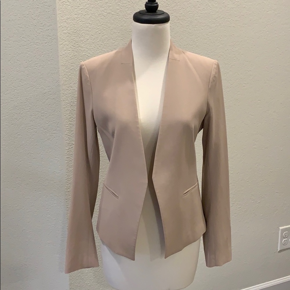 Theory Lanai Stretch Wool Open Blazer - image 1